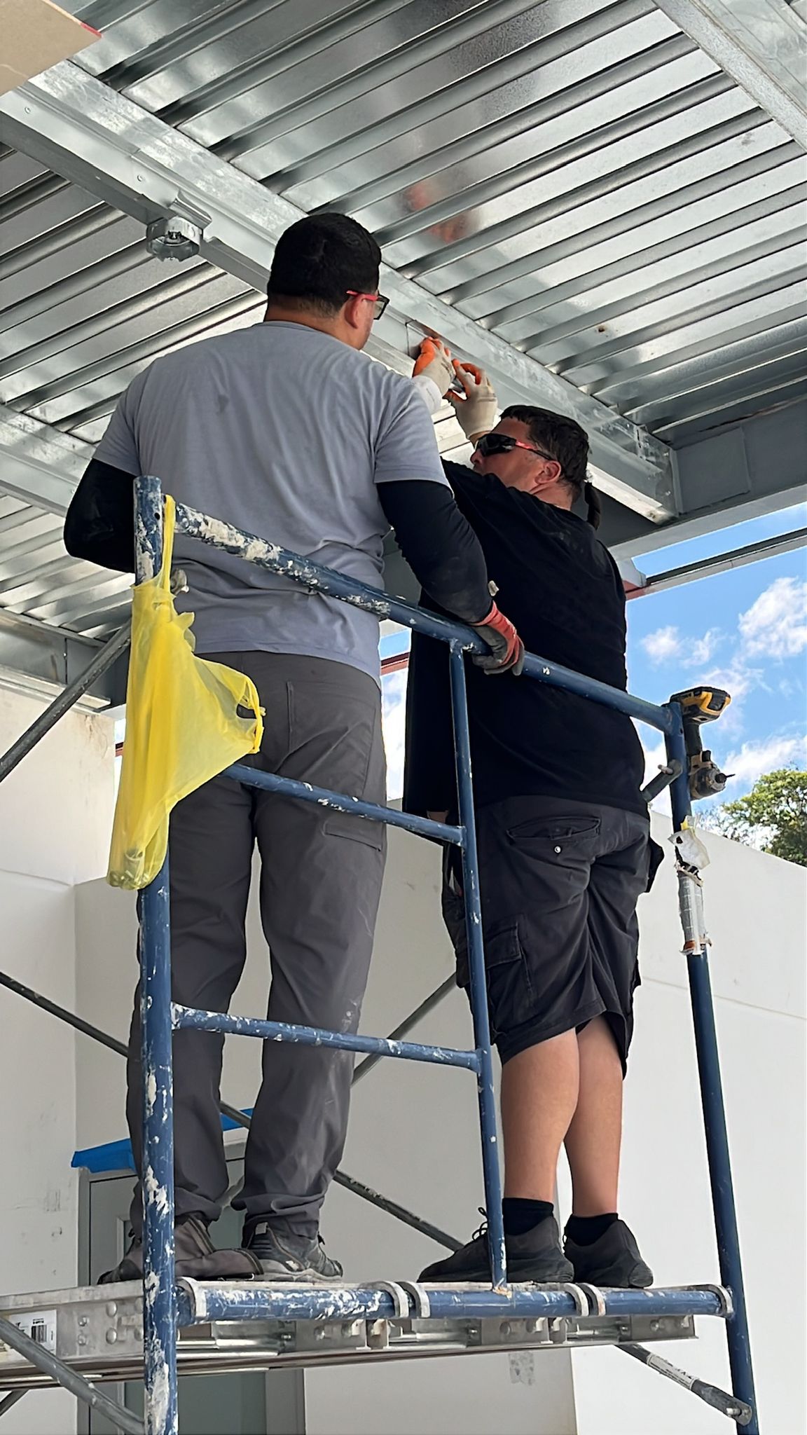 Canopy framing work