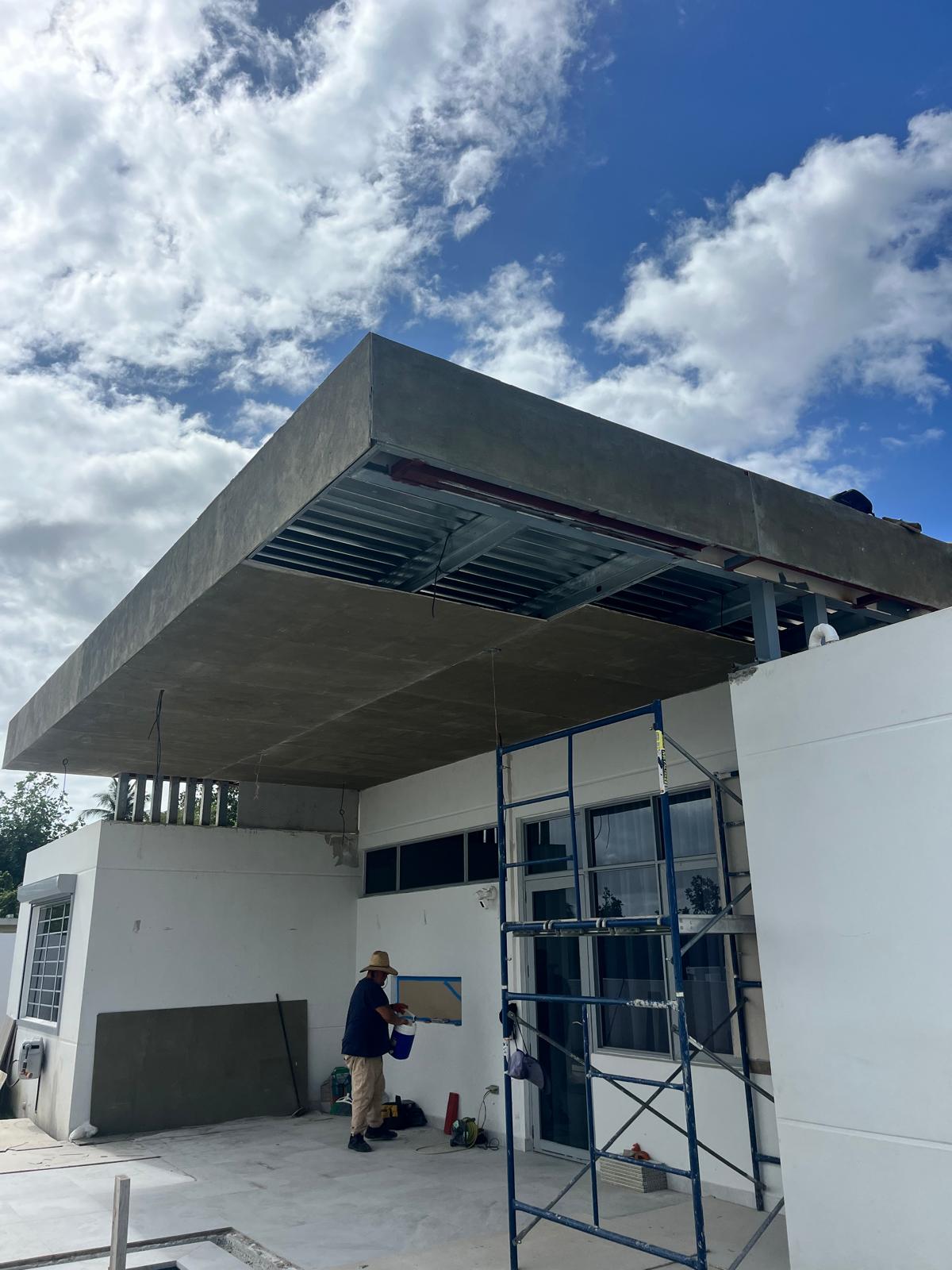 Canopy soffit installation